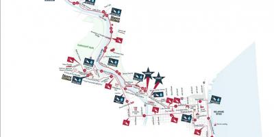 Filadelfia maratón mapa 2015